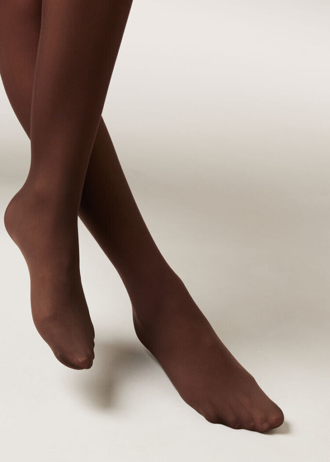 Semi-dichte, matte, onzichtbare 30 denier panty