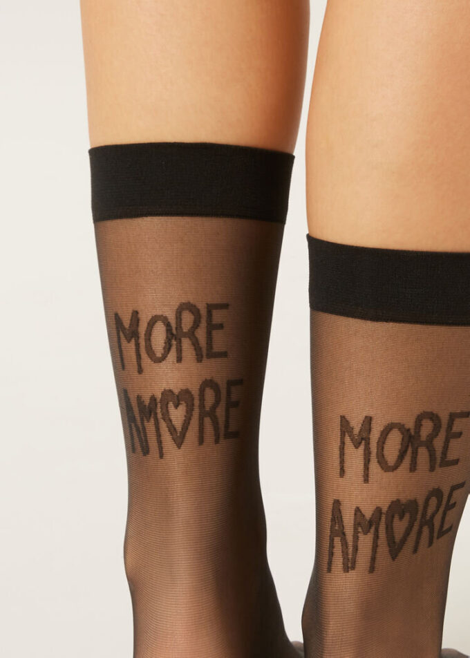 Sheer More Amore-sokken