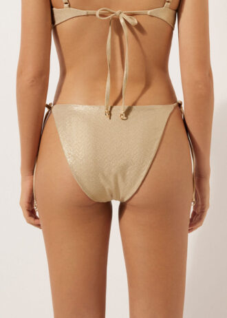 Strandbroekje met strik Gold Waves