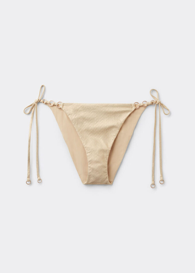 Strandbroekje met strik Gold Waves