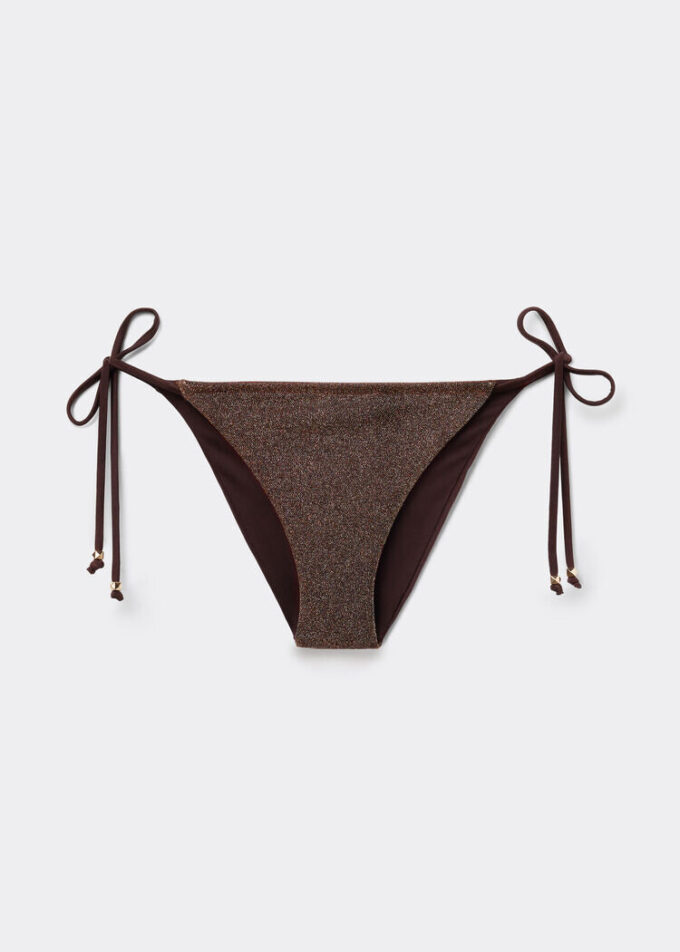 String-bikini-broekje Brown Glitter
