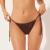 String-bikini-broekje van glanzend satijn