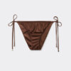 String-bikini-broekje van glanzend satijn