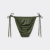 String-bikini-broekje van glanzend satijn