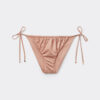 String-bikini-broekje van glanzend satijn