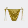 String-bikini-broekje van glanzend satijn
