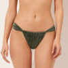 String Brazilian bikinibroekje Glanzend satijn
