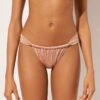 String Brazilian bikinibroekje Glanzend satijn