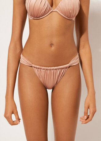 String Brazilian bikinibroekje Glanzend satijn