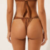 String Brazilian bikinibroekje Glanzend satijn