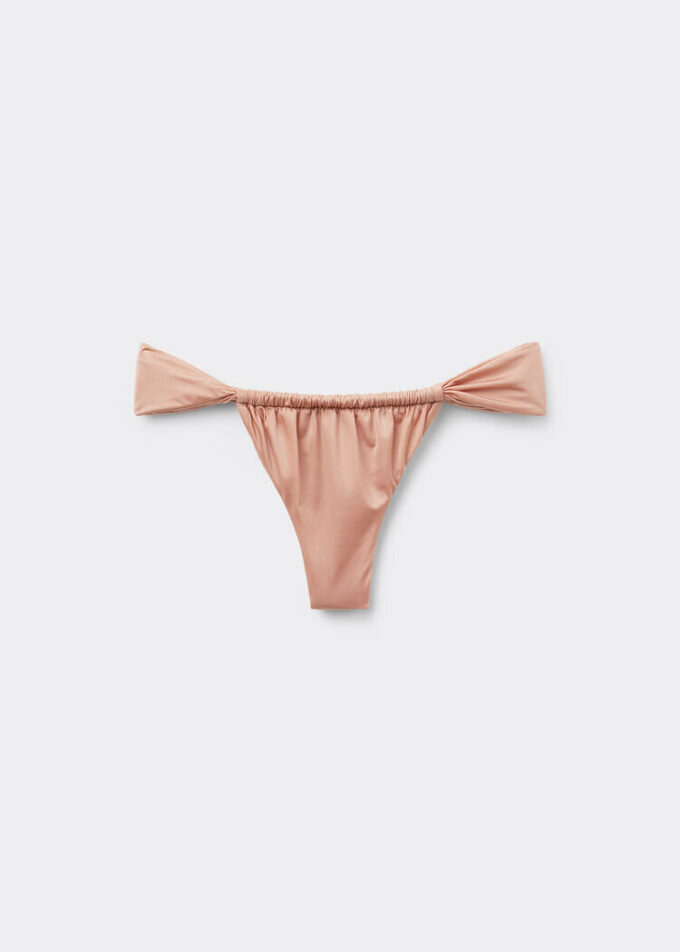 String Brazilian bikinibroekje Glanzend satijn