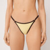 Strings-bikini-broekje met tweekleurige bies