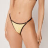 Strings-bikini-broekje met tweekleurige bies