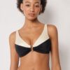 Tanktops-stijl bikinitop Elegant tweekleurig