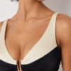 Tanktops-stijl bikinitop Elegant tweekleurig