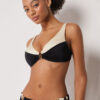 Tanktops-stijl bikinitop Elegant tweekleurig