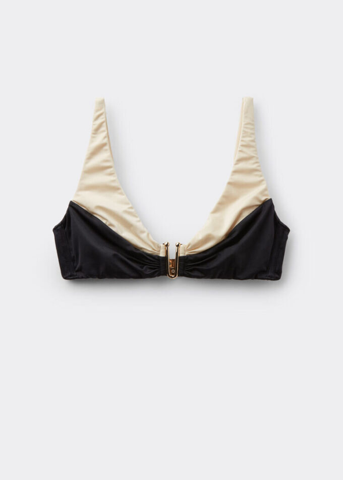 Tanktops-stijl bikinitop Elegant tweekleurig