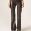 Thermal broek met uitlopende pijpen en gecoat effect
