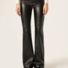 Thermal broek met uitlopende pijpen en gecoat effect