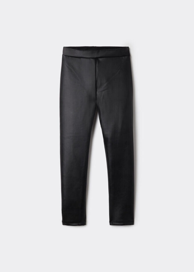 Thermal legging met Leather Effect voor meisjes