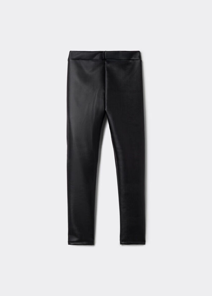 Thermal legging met Leather Effect voor meisjes