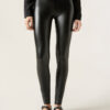 Thermal legging van imitatieleer
