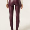 Thermal legging van imitatieleer