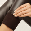 Thermal legging van imitatieleer