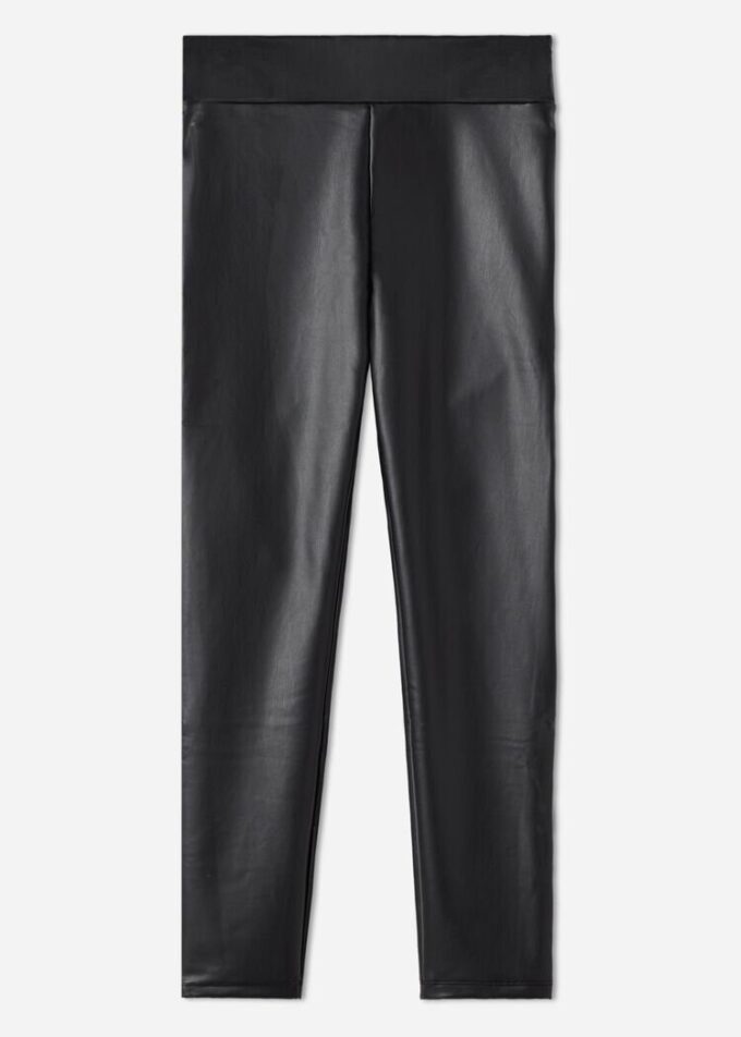 Thermal legging van imitatieleer