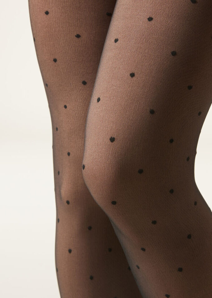 Thermal panty met transparant effect, 30 denier