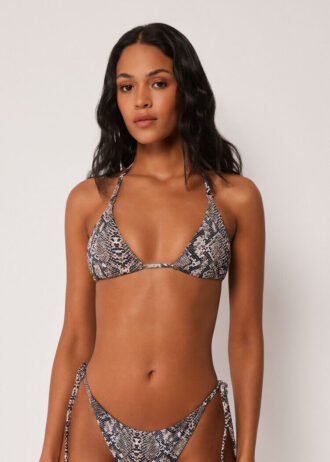 Triangel bikinitops Classic Snake