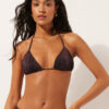 Triangel bikinitops Dark Animalier