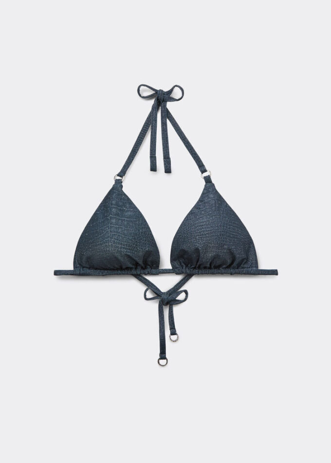 Triangel bikinitops Glowing Python