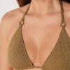 Triangel bikinitops met verfijnde glans