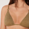 Triangel bikinitops met verfijnde glans