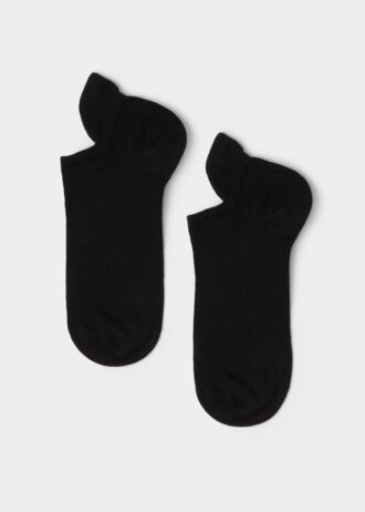 Unisex katoenen onzichtbare sokken met tong aan de achterkant
