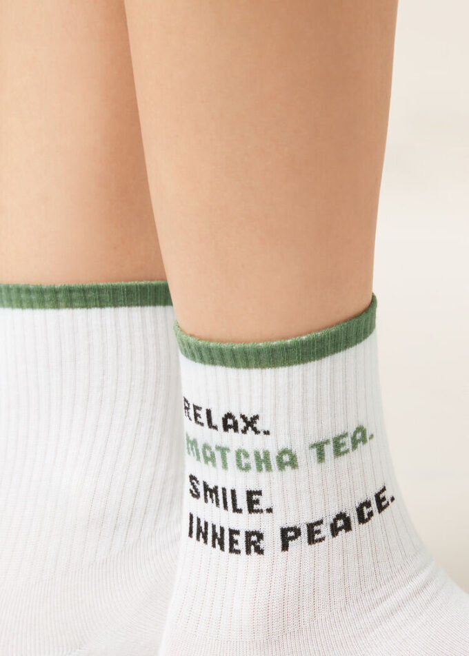 Wellness-sokken met boodschap