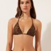 Wild Animalier Triangel bikinitop